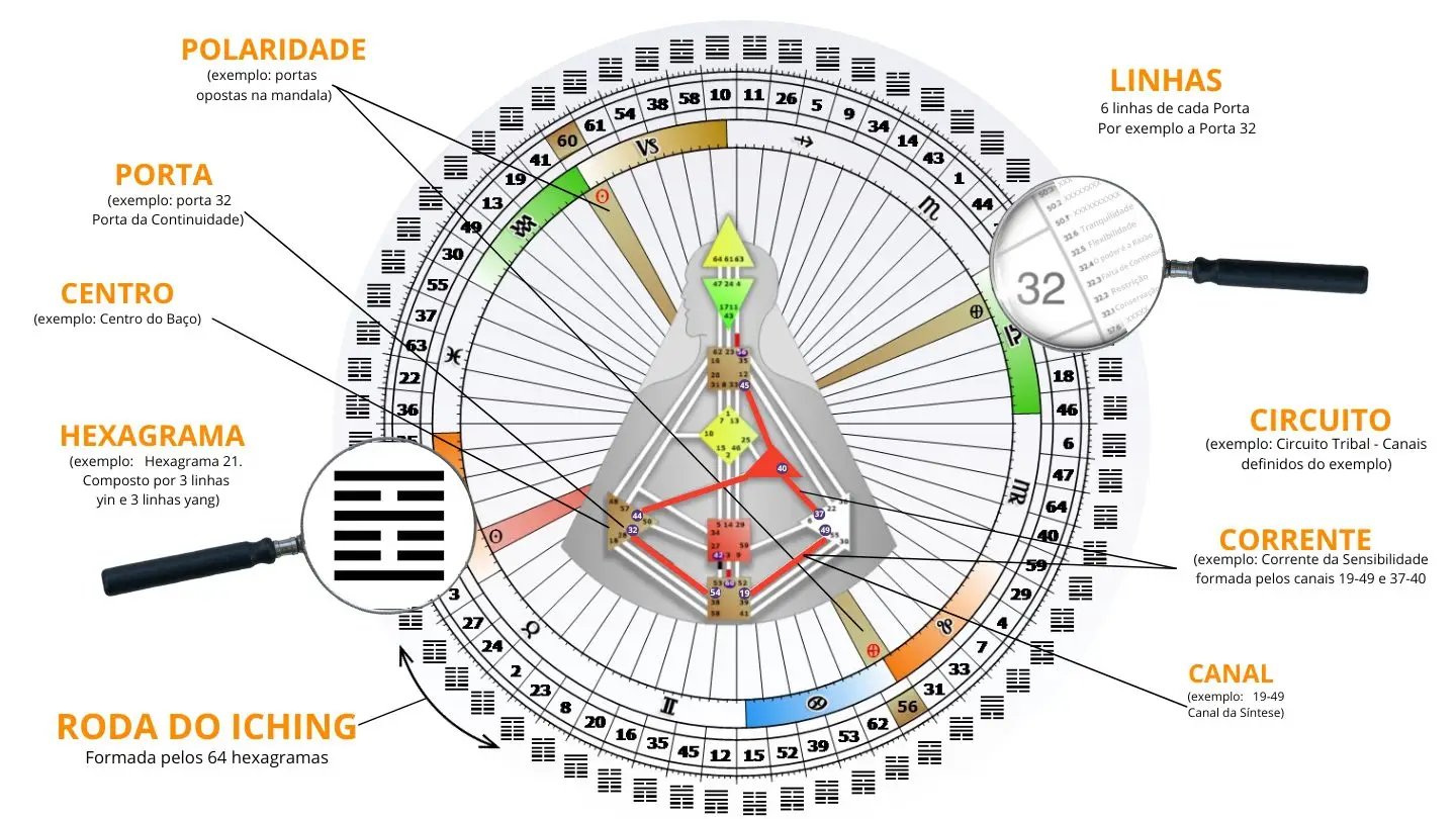 DNA e os 64 portais do Desenho Humano